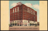 Vintage postcard HOTEL SAVARINE picturing the old hotel Detroit Michigan linen