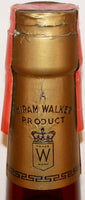 Vintage display bottle IMPERIAL WHISKEY Hiram Walker 22" amber glass 1942 excellent++