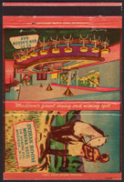 Vintage matchbook cover INDIAN ROOM Monona Hotel Bow Arrow Bar Madison Wisconsin