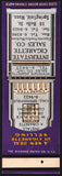 Vintage matchbook cover INTERSTATE CIGARETTE vending machine pictured salesman sample