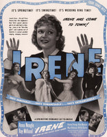 Vintage magazine ad IRENE movie from 1940 starring Anna Neagle and Ray Milland