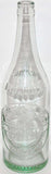 Vintage soda pop bottle IROQUOIS BEVERAGES embossed 24oz indian pictured Passaic NJ