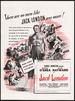 Vintage magazine ad JACK LONDON movie from 1943 Michael Oshea and Susan Hayward