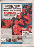 Vintage magazine ad JACKSON and PERKINS Catalog from 1956 Spartan roses pictured