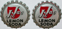 Soda pop bottle caps Lot of 100 JIC JAC LEMON cork lined unused new old stock