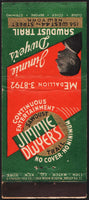 Vintage matchbook cover JIMMIE DWYERS SAWDUST TRAIL Mr Dwyer pictured New York