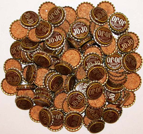 Soda pop bottle caps Lot of 100 JO JO CHOCOLATE cork lined unused new old stock