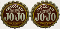 Soda pop bottle caps JO JO CHOCOLATE Lot of 2 cork lined unused new old stock