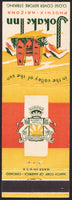 Vintage matchbook cover JOKAKE INN Alsonett Hotels adobe pictured Phoenix Arizona