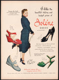 Vintage magazine ad JOLENE SHOES 1949 Yvonne De Carlo from Calamity Jane movie