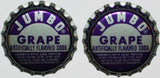 Soda pop bottle caps Lot of 25 JUMBO GRAPE SODA plastic unused new old stock