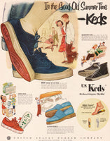 Vintage magazine ad KEDS SHOES 1952 US Keds picturing children and shoe styles