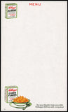 Vintage menu KELLOGGS CORN FLAKES All Bran cereal boxes pictured unused n-mint+