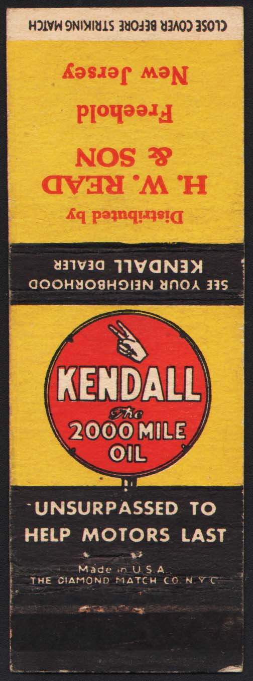Matchcovers - Gas and Oil – Mistercola