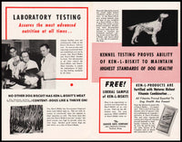 Vintage brochure KEN L MEAL Dog Food Quaker Oats Rockford Illinois unsued n-mint