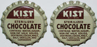 Soda pop bottle caps Lot of 12 KIST STERILIZED CHOCOLATE cork new old stock