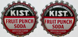 Soda pop bottle caps Lot of 12 KIST FRUIT PUNCH cork lined unused new old stock