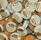 Soda pop bottle caps Lot of 25 KIST CHOCOLATE BEVERAGE cork lined new old stock
