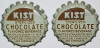 Soda pop bottle caps Lot of 12 KIST CHOCOLATE BEVERAGE cork lined new old stock