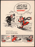 Vintage magazine ad KLEENEX TISSUES 1948 featuring Little Lulu drawn by Marge