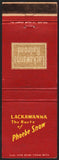Vintage matchbook cover LACKAWANNA RAILROAD Lackawanna The Route of Phoebe Snow