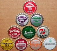 Vintage soda pop bottle caps LOT OF 2500 ALL UNUSED ORIGINALS over 75 different
