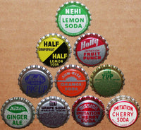 Vintage soda pop bottle caps LOT OF 10000 ALL UNUSED ORIGINALS over 75 different