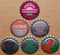 Vintage soda pop bottle caps LOT OF 1000 ALL UNUSED ORIGINALS over 75 different