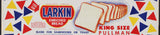 Vintage bread wrapper LARKIN KING SIZE PULLMAN Elizabethton Tennessee unused