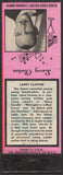 Vintage matchbook cover LARRY CLINTON Diamond Match Nite Life series with bio