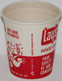 Vintage paper cup LAYS POTATO CHIPS Fritos Corn Chips 6oz new old stock n-mint