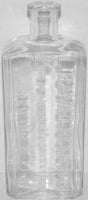 Vintage glass bottle L BAMBERGER and CO store embossed cork type Newark NJ n-mint Rare
