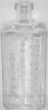 Vintage glass bottle L BAMBERGER and CO store embossed cork type Newark NJ n-mint Rare