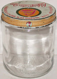 Vintage glass jar LEE REFRIGERATOR JAR H D Lee Worlds Best Foods metal lid Rare