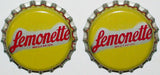 Soda pop bottle caps Lot of 100 LEMONETTE by Grapette cork lined new old stock