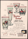 Vintage magazine ad LIBBEY GLASS SETS 1950 Packard Buick Cadillac Oldsmobile