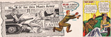 Vintage magazine ad LIFEBUOY HEALTH SOAP from 1942 picturing a WWII Army cartoon