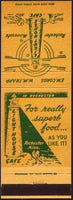 Vintage matchbook cover LIGHTHOUSE CAFE lighthouse pictured Rochester Minnesota