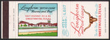 Vintage matchbook cover LONGHORN MOTOR LODGE steer and motel Sweetwater Texas