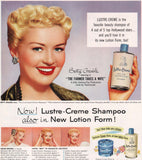 Vintage magazine ad LUSTRE CREME SHAMPOO 1953 Betty Grable The Farmer Takes Wife