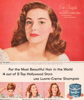 Vintage magazine ad LUSTRE CREME SHAMPOO 1953 Pier Angeli Story of Three Loves