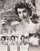 Vintage magazine ad LUX TOILET SOAP 1951 Elizabeth Taylor Father Little Dividend