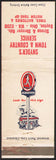 Vintage matchbook cover MARATHON gas oil sign pictured Snyders Service Dayton Ohio