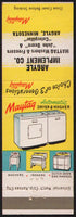 Vintage matchbook cover MAYTAG washers Argyle Implement John Deere Minnesota