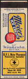 Vintage matchbook cover MEIERS ICE CREAM HFL Meier Pharmacy West Allis Wisconsin