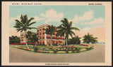 Vintage ink blotter MIAMI MIRAMAR HOTEL Florida unused new old stock n-mint+