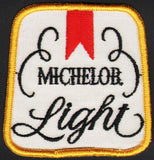 Vintage uniform patch MICHELOB LIGHT beer unused new old stock n-mint+ condition