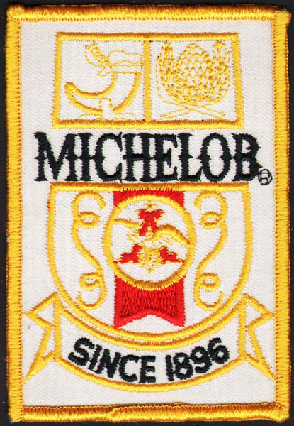 Vintage uniform patch MICHELOB Anheuser Bush beer unused new old stock n-mint+