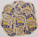 Vintage milk bottle caps MILLER'S DAIRY Clear Lake Iowa new old stock Lot of 25