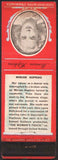 Vintage matchbook cover MIRIAM HOPKINS movie star Diamond Match Co with bio